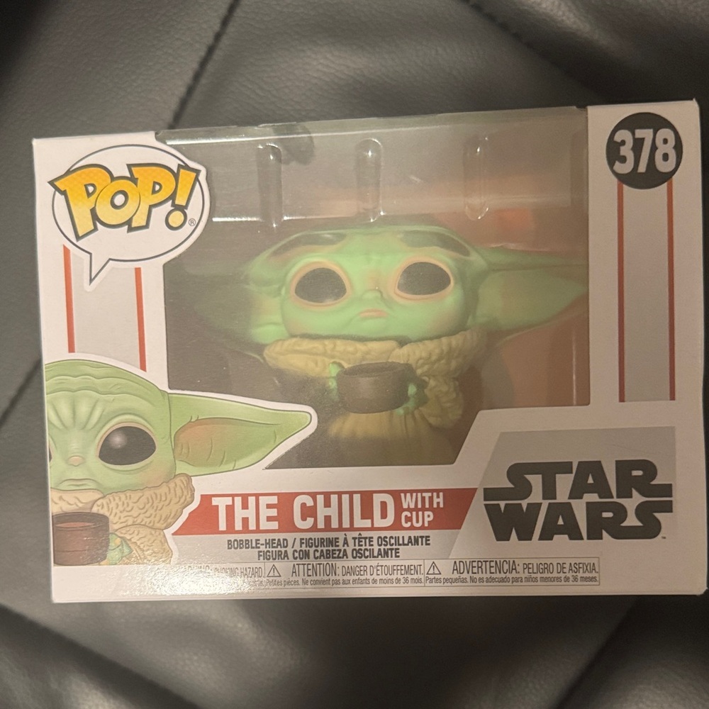Funko Pop! Star Wars The Child with Cup - Green and Brown